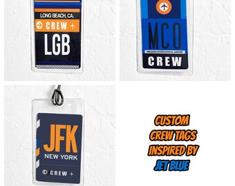 airline crew tags