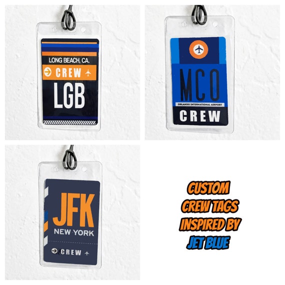jetblue crew tags