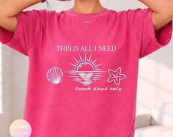 Beach Boho Summer Vibes Png, Hand-drawn doodle ,Beach Shells ,Summer Beach Shirt, Gift For Women, Coastal Summer Png, Trendy Summer Vacation