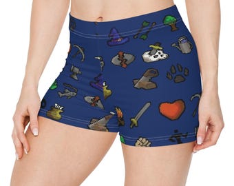 Shorts RuneScape Pixel RPG Icons | Imprimé intégral AOP
