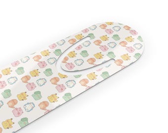 Pocket Monster Bookmark, Pastel Kawaii Anime Aluminum Page Holder, Reader Accessory