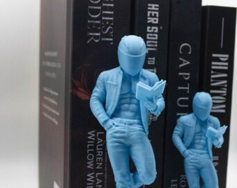 Figuritas literarias de romance motero / Decoración de estantería de romance oscuro / Regalo para lectores de romance motero / Estética motera BookTok / Decoración moralmente ambigua