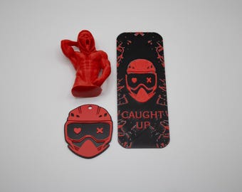 Caught Up Bundle | Dark Romance Bookmark + Reader Gift Set | Gothic BookTok Merch | Spicy Romance Accessories | Morally Grey Aesthetic