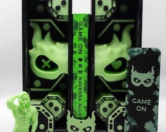 Game On Bundle | Dark Romance Bookmark + Reader Gift Set | Gothic BookTok Merch | Spicy Romance Accessories | Morally Grey Aesthetic