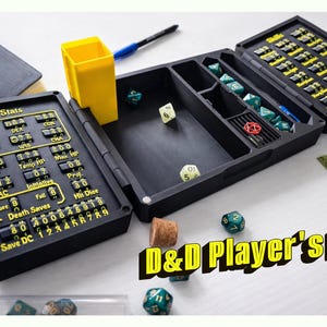 Kit de joueur D&D — L'accessoire ultime pour des sessions de jeu épiques (personnalisable) — Suivi des statistiques