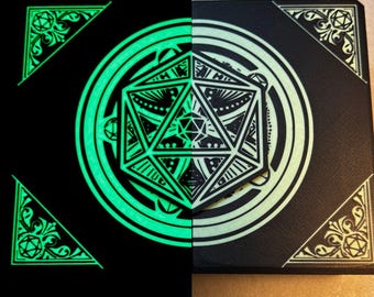 Glow in the Dark D&D Stats and Skill Tracker Box — The Ultimate Accessory for Epic Gaming Sessions (Customizable) — Stats and Skills Tracker