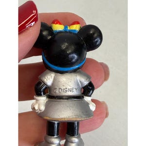 Lot Vintage Disney Mickey & Minnie Mouse PVC Figuren Superheld Space Pluto Goofy Bild 10