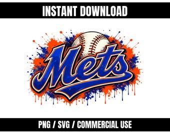 Mets PNG SVG | Arquivo para impressão por sublimação com fundo transparente | Download instantâneo