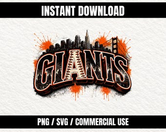 Gigantes PNG SVG | Arquivo para impressão por sublimação com fundo transparente | Download instantâneo