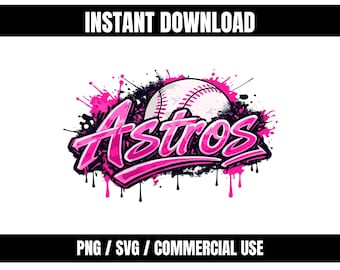 Astros PNG SVG | Arquivo para impressão por sublimação com fundo transparente | Download instantâneo