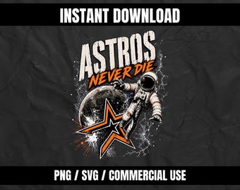Astros PNG SVG | Arquivo para impressão por sublimação com fundo transparente | Download instantâneo