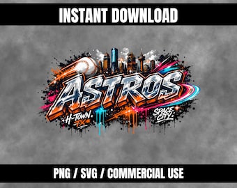 Astros PNG SVG | Arquivo para impressão por sublimação com fundo transparente | Download instantâneo