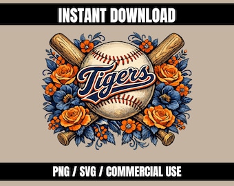 Tigres PNG SVG | Arquivo para impressão por sublimação com fundo transparente | Download instantâneo