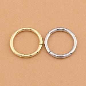 Nahtloser Kreisverschluss-Ring mit Klappverschluss für Armband-Halsketten-Schmucksache-Handwerksprojekte