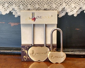 LoveLocks Petite Love Locks, Wedding Locks, Wish Locks, Engraved Padlock, Wedding Lock, Love Padlock