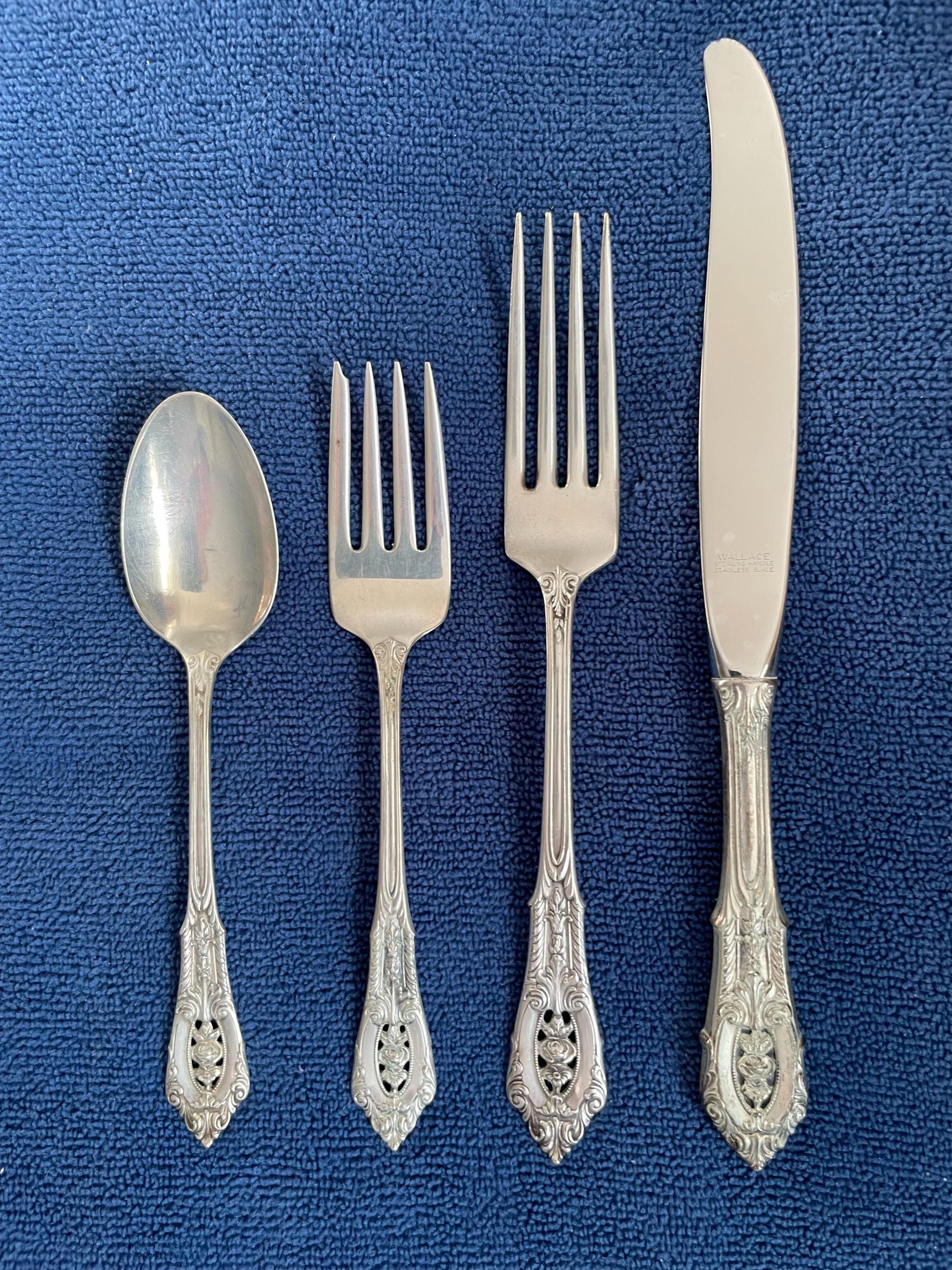 Wallace Sterling Silverware Set - Etsy Canada