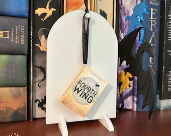 Op maat gemaakt boekornament | 3D-geprint mini-boekachtig ornament | NFC-cadeauoptie | Gepersonaliseerd readerdecor