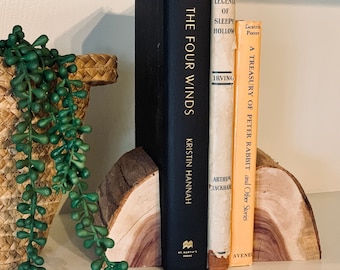 Handmade Real Wood Cedar Bookends