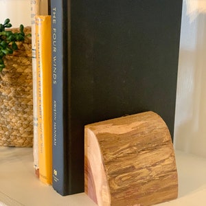 Handmade Real Wood Cedar Bookends image 7