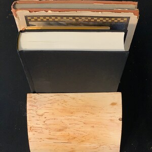 Handmade Real Wood Cedar Bookends image 3