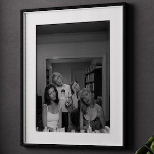 Iconic Women Poster | Black & White Retro SATC Vibe | Digital Download