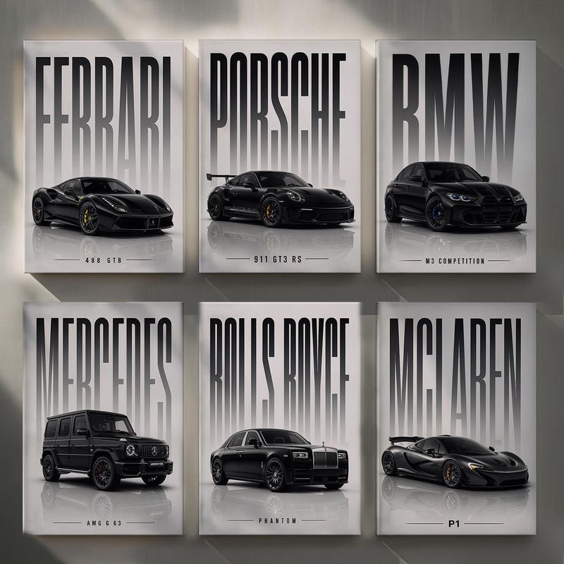 Car Posters - Etsy