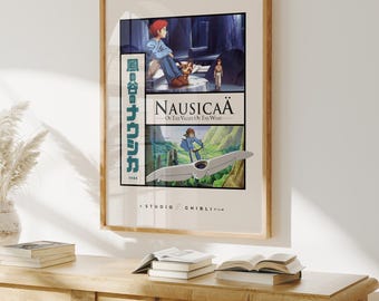 Pôster de Nausicaä do Vale do Vento, do Studio Ghibli