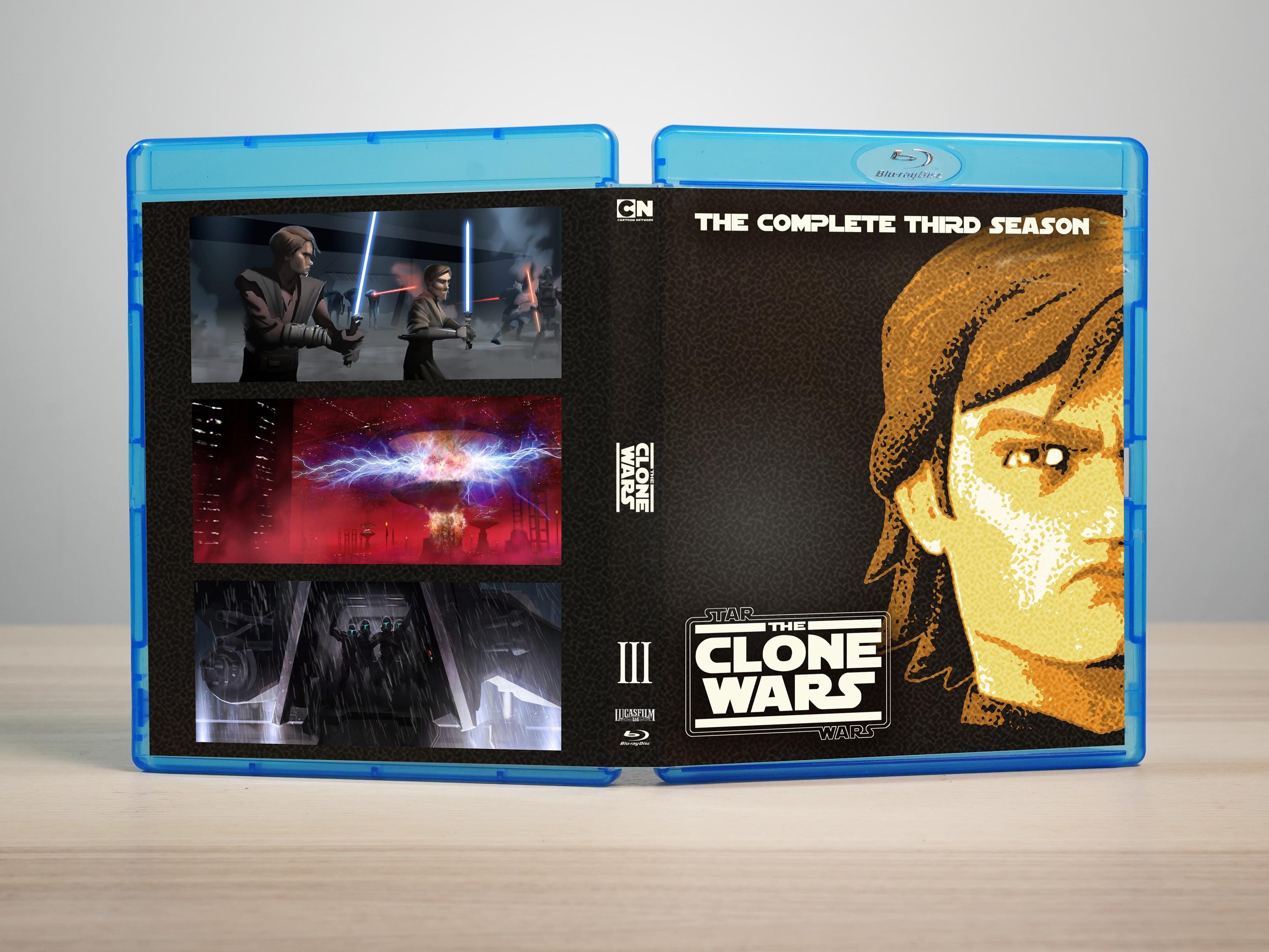 Star Wars: the Clone Wars TV Series Custom Replacement Blu-ray 