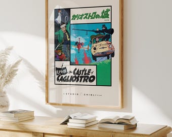 Lupin III: The Castle of Cagliostro Print, Studio Ghibli Poster
