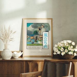 Der Wind erhebt sich Print, Studio Ghibli Poster Bild 2