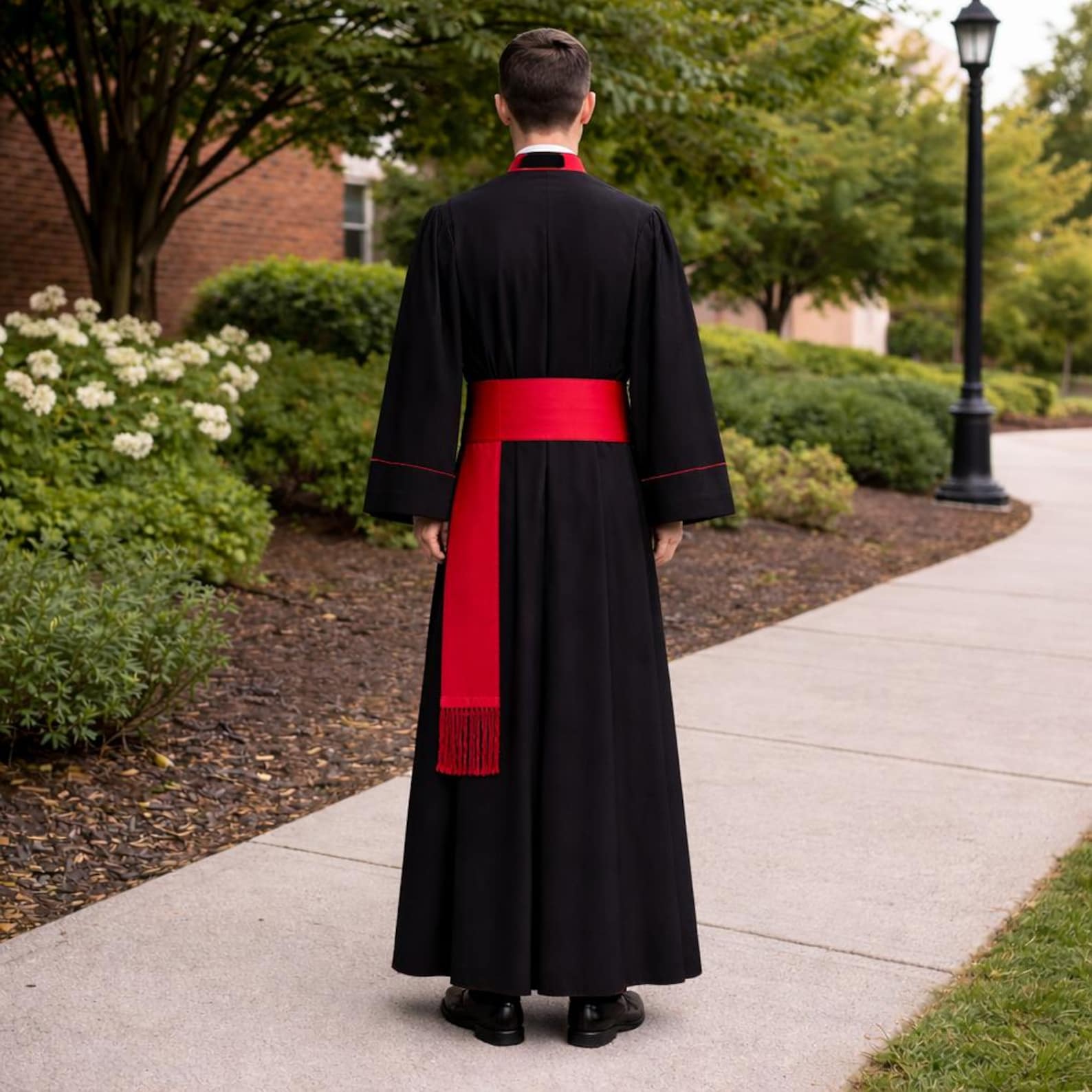 Roman Robi Men’s Roman Catholic Cassock Robe – Clergy Priest Vestment With Trim - Etsy