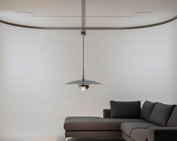 Luxury Custom Chandelier Lighting - Large Modern Tiered Pendant Light, Professional Home Decor Ceiling Fixture, Elegant Silver Finish Lamp