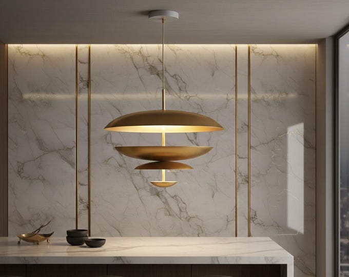 Luxury Custom Chandelier Lighting - Large Modern Tiered Pendant Light, Professional Home Decor Ceiling Fixture, Elegant Silver Finish Lamp