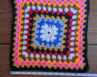 Vintage 14 inch Granny Square
