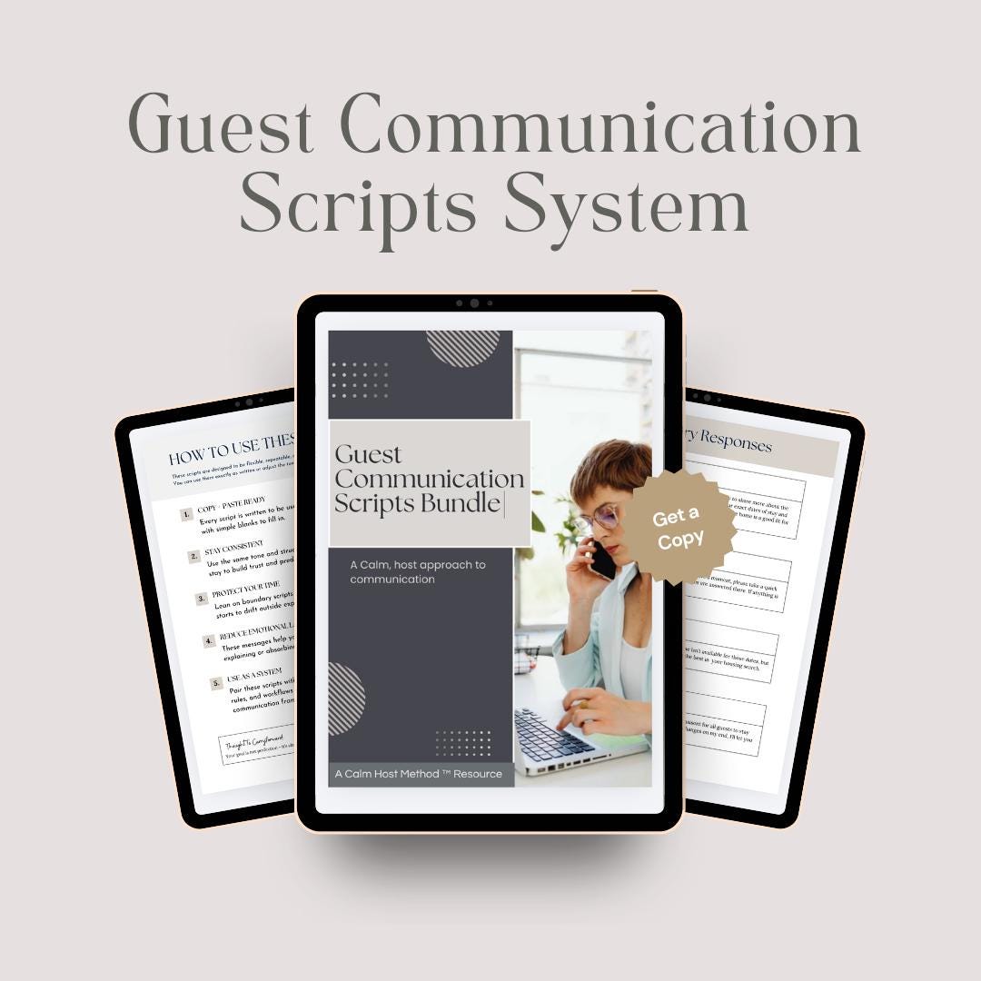 Guest Communication Scripts System | Mid‑term Rental Messaging ...