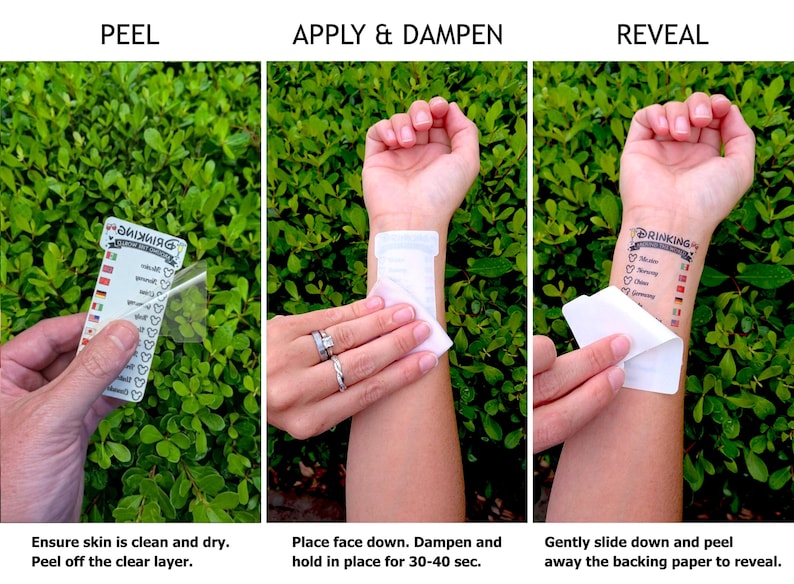 Drinking Around the World Tattoo - EPCOT World Showcase Checklist Passport afbeelding 6