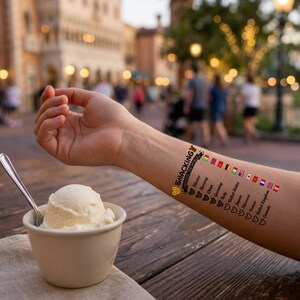 Snacking Around the World Tattoo - EPCOT World Showcase Checklist Passport image 12