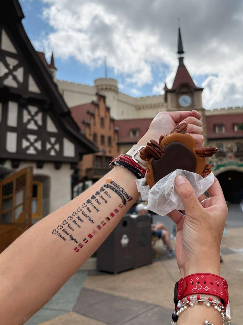 Snacking Around the World Tattoo - EPCOT World Showcase Checklist Passport image 6