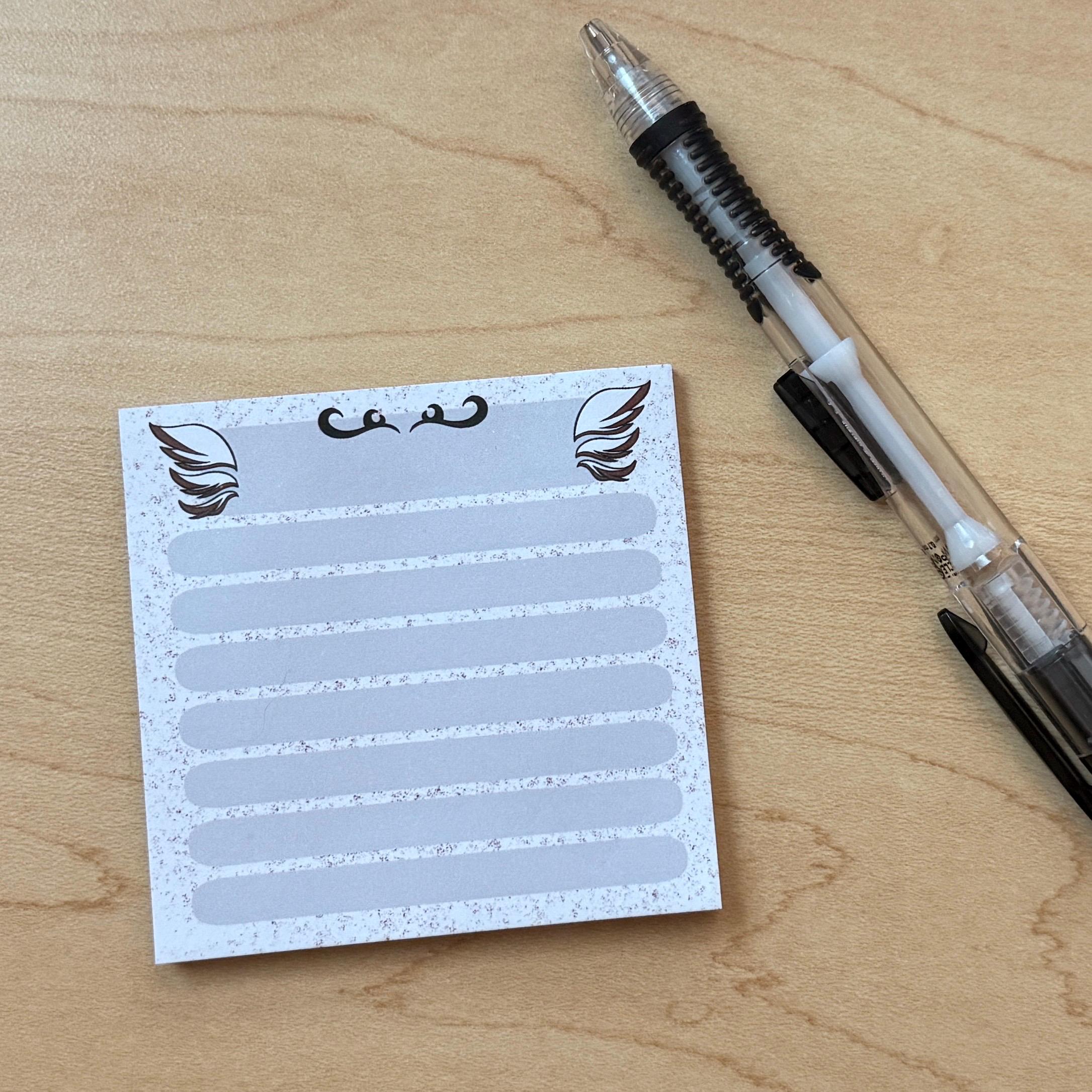 Alastor and Lucifer Sticky Notes - Hazbin Hotel Inspired - Etsy