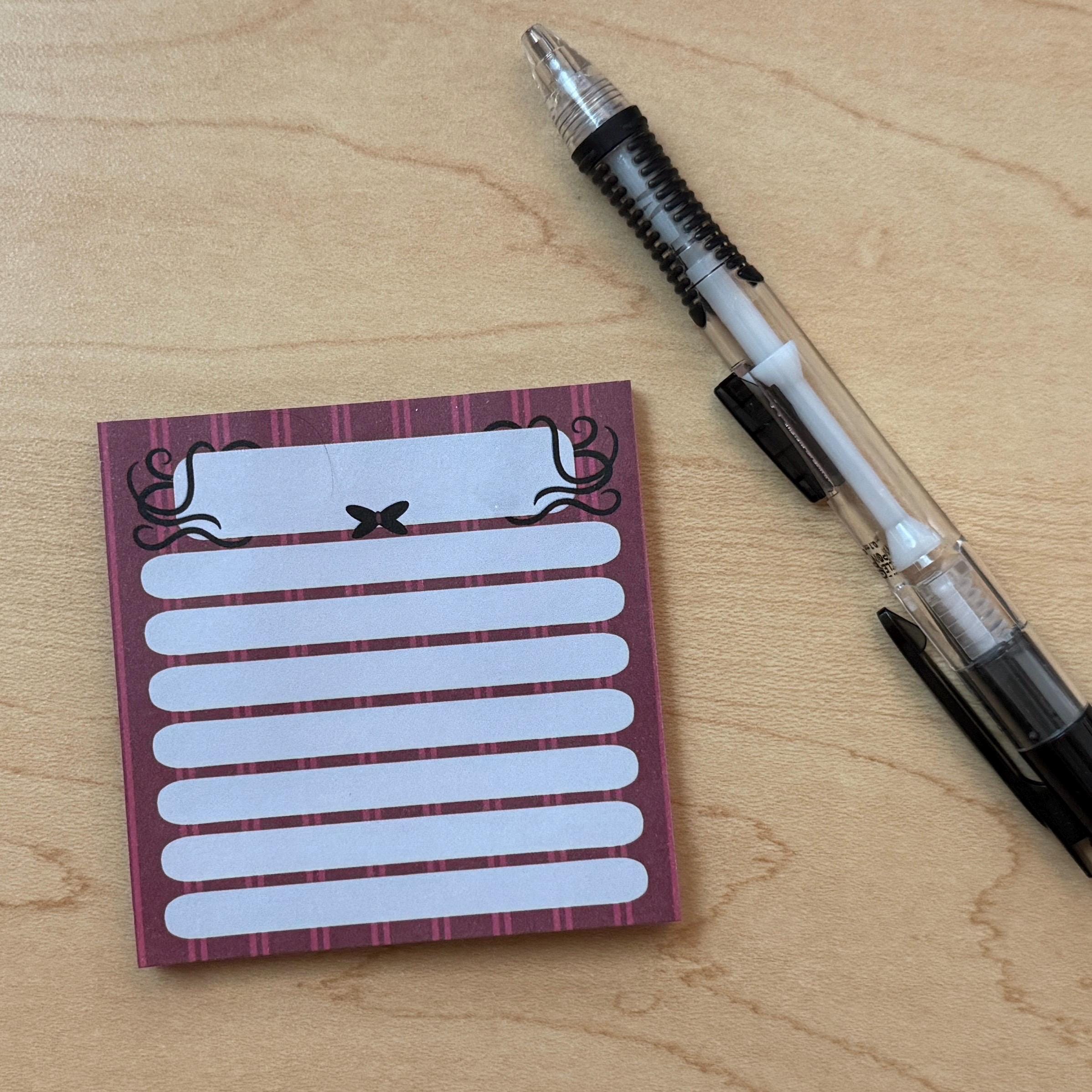 Alastor and Lucifer Sticky Notes - Hazbin Hotel Inspired - Etsy