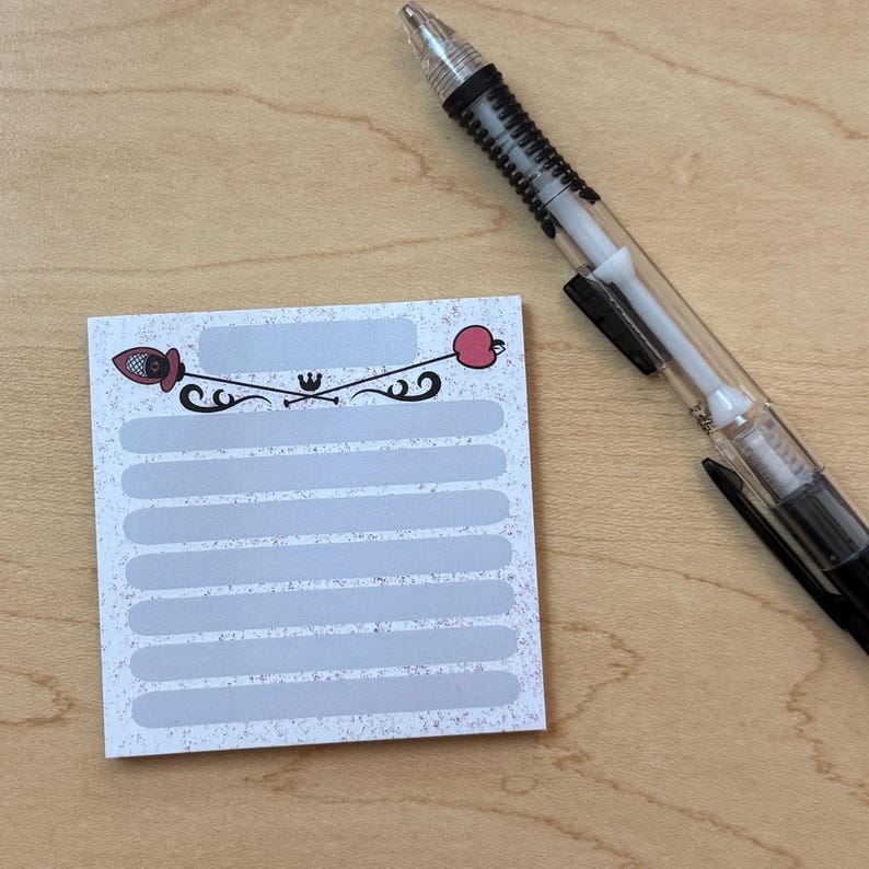 Alastor and Lucifer Sticky Notes - Hazbin Hotel Inspired - Etsy