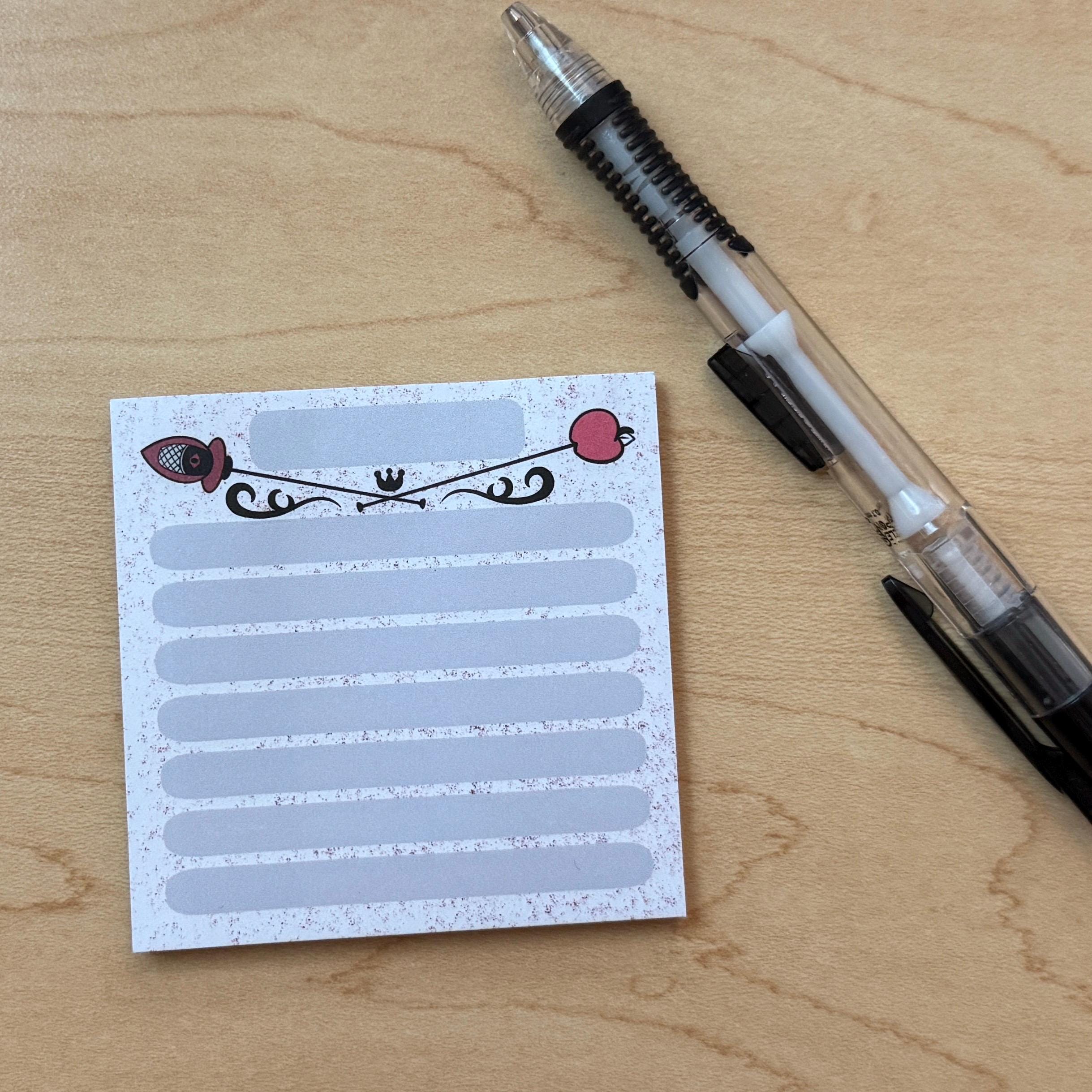 Alastor and Lucifer Sticky Notes - Hazbin Hotel Inspired - Etsy