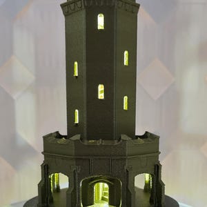 Darwen Jubilee Tower Light-Up 3D Model - Lancashire Landmark Replica (20cm Height)