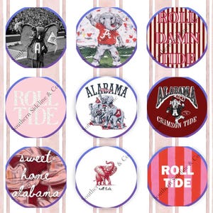 Alabama Crimson Tide Button