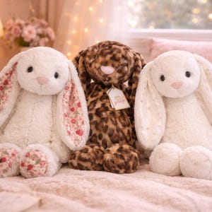Peluche de conejito Jellycat, conejo suave, regalo reconfortante para bebés y niños.