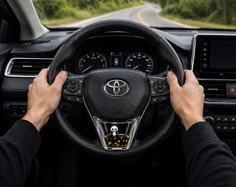 Steering Wheel Decoration Trim, Panda Bear Interior Ornament, Car Accessories Gift