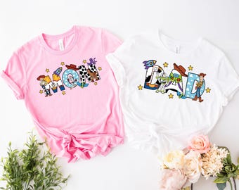 Mom and Dad Disney Toy Story Shirt, New Mom Shirt, New Dad Shirt,Disney Dad Shirt,Pregnancy Announcement Shirt, Disney Dad Mom Shirt.