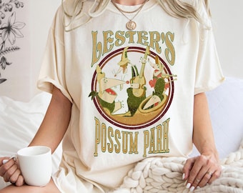 Disney A Goofy Movie Lesters Possum Park Graphic Disneyland Family Matching Png, Magic Kingdom Tee, WDW Epcot Theme Park Png, Digitlal File