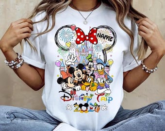 Custom Disney Family Trip Shirt, Disney Trip 2026 Shirt, Minnie Mickey Shirt, Disney Family Matching Vacation Shirt, Disneyland Shirt.