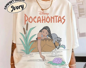Retro Pocahontas Png, Pocahontas Characters Png, Pocahontas Clipart Png, Pocahontas Shirt Png, Princess Png, Princess Clipart, Digital File